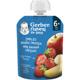 Gerber Natural Apple Banana Strawberry 6m+ 90 g