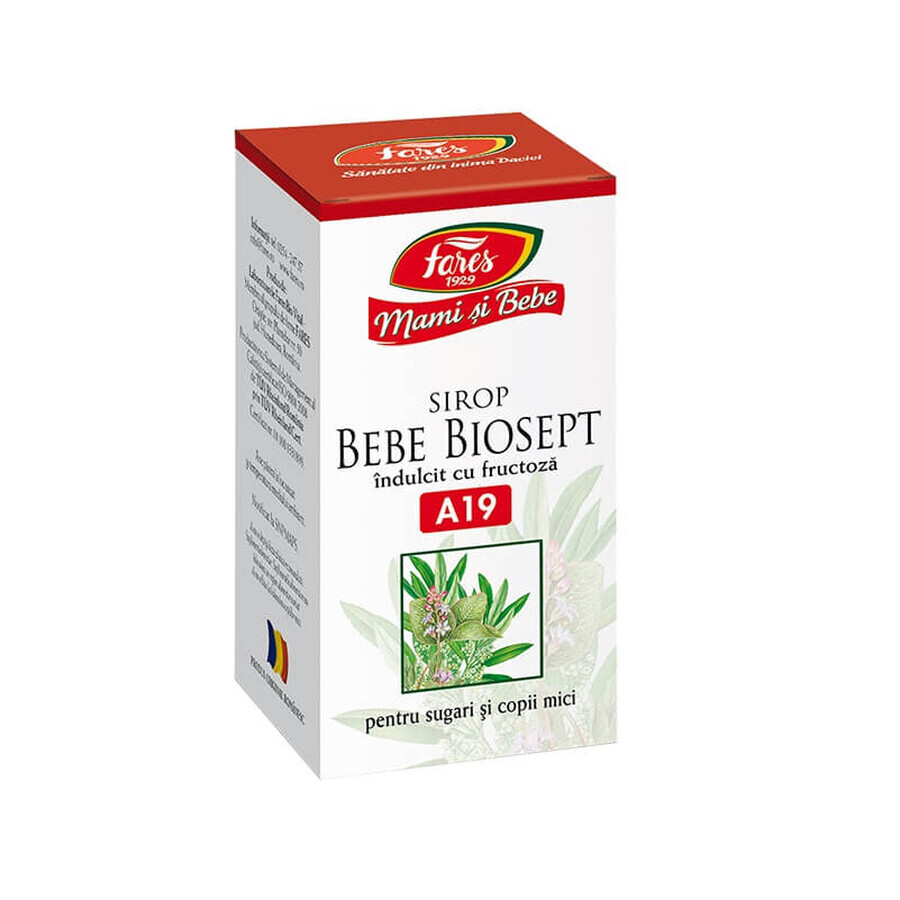 Sirop de biosept pour bébé et maman, A19, 100 ml, Fares Évaluations