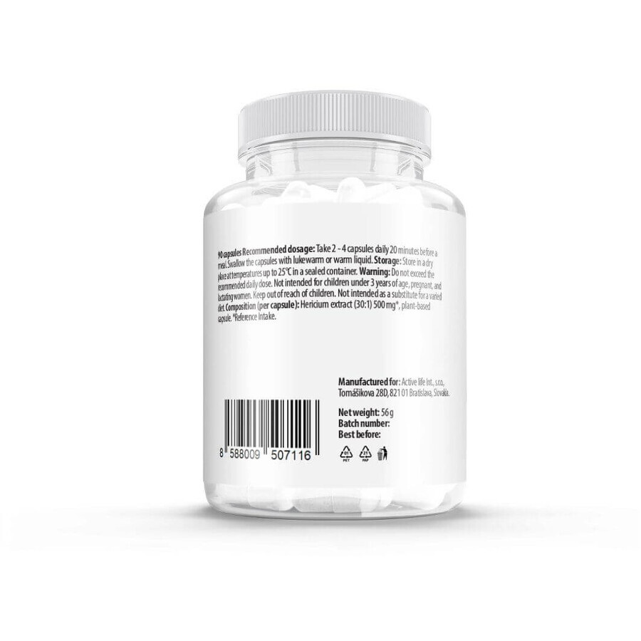 Zerex Hericium 500mg - mémoire et concentration 90 capsules molles