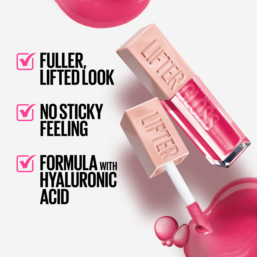 Maybelline New York Lifter Gloss 24 Bubblegum Lip Gloss 5,4 ml