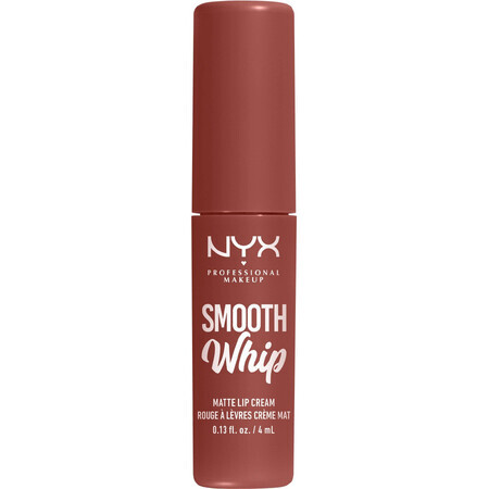 NYX Professional Makeup Smooth Whip Smooth Whip Matte Lip Cream 03 Late Foam Matte Liquid Lipstick, 4 ml