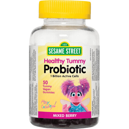 Webber Naturals Sesame Street® Baby Probiotics pour un ventre sain 50 pcs