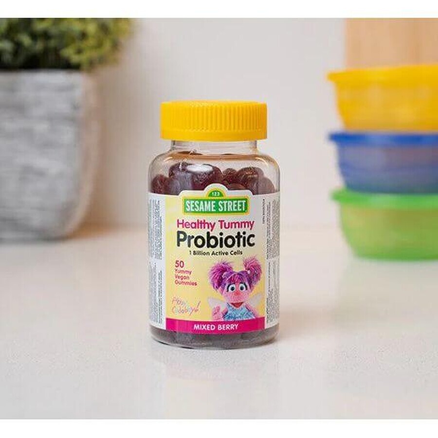 Webber Naturals Sesame Street® Baby Probiotics pour un ventre sain 50 pcs