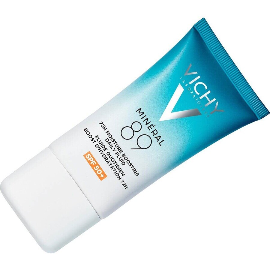 Vichy Mineral 89 72H Fluido giorno fortificante con SPF50+, 50 ml