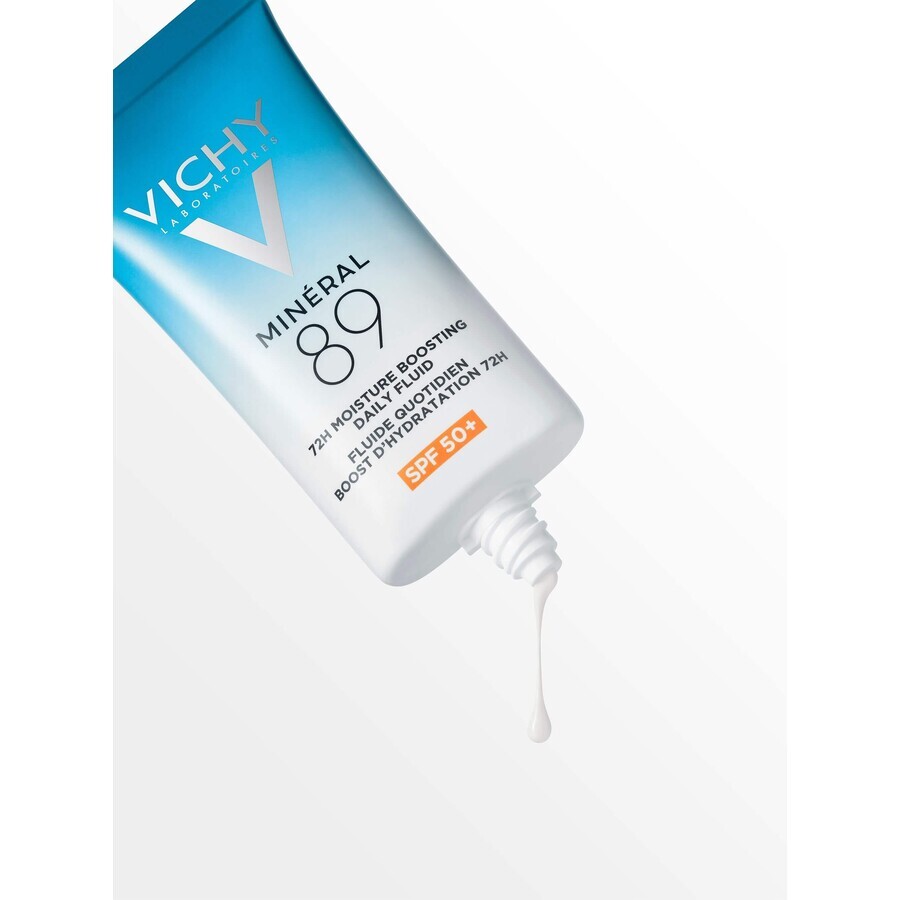 Vichy Mineral 89 72H Fluido giorno fortificante con SPF50+, 50 ml