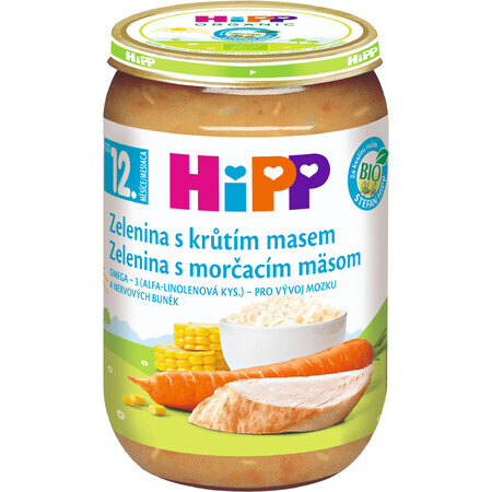 HiPP Légumes avec hachis de dinde 220 g