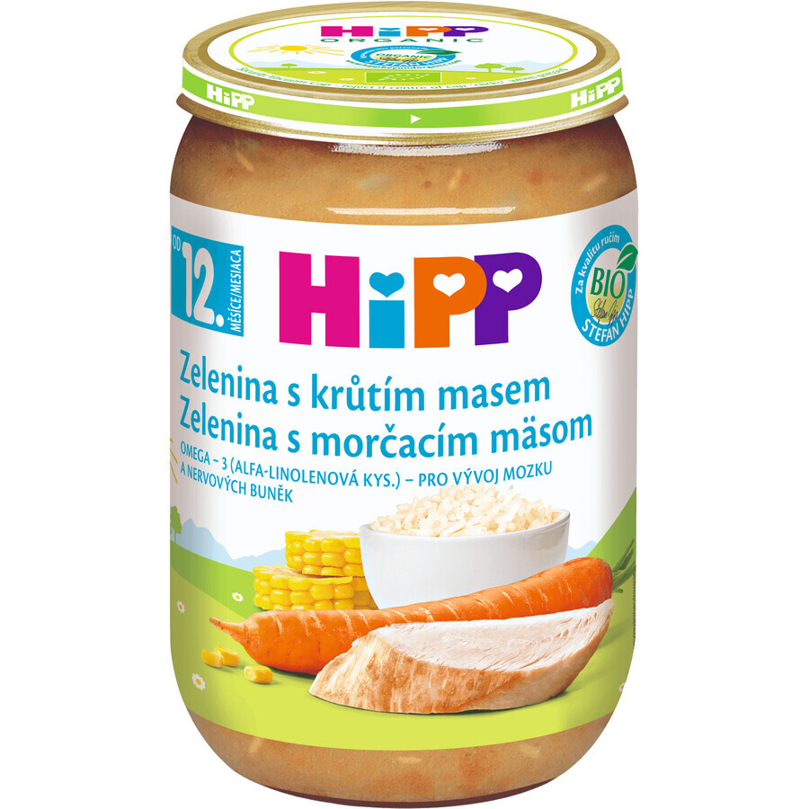 HiPP Légumes avec hachis de dinde 220 g