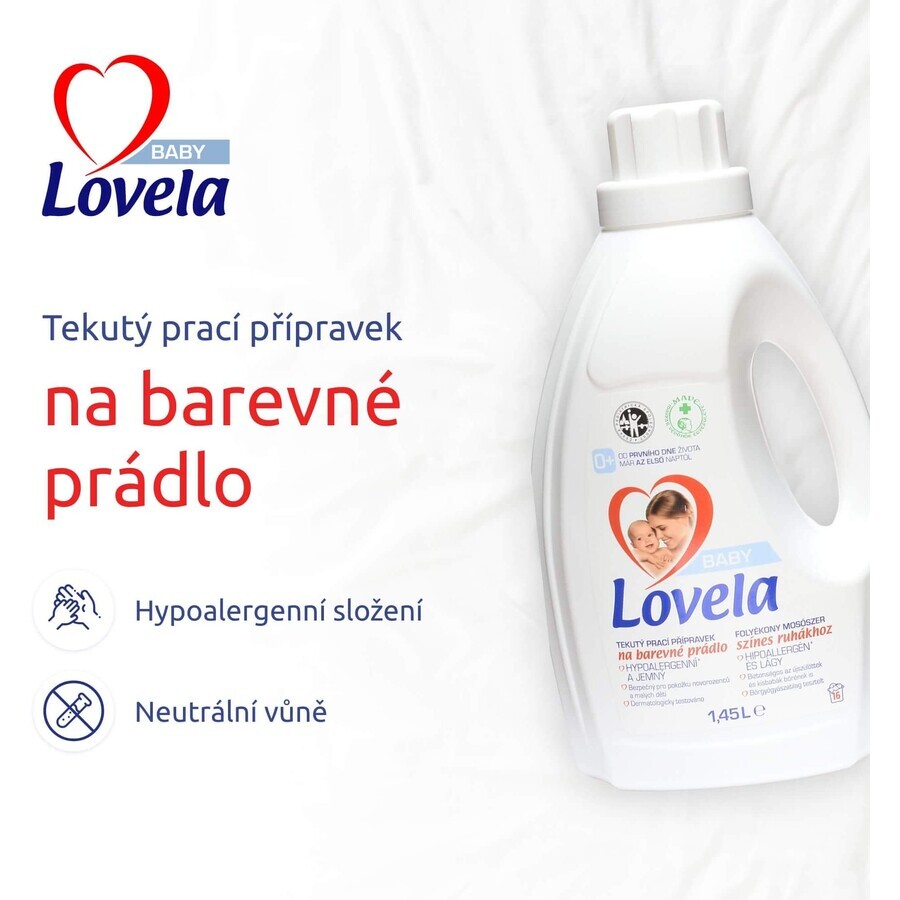 Lovela Baby Gel de lavage pour le linge de couleur 1.45 l