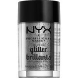 NYX Professional Makeup Face & Body Glitter Paillettes - Argent 2.5 g