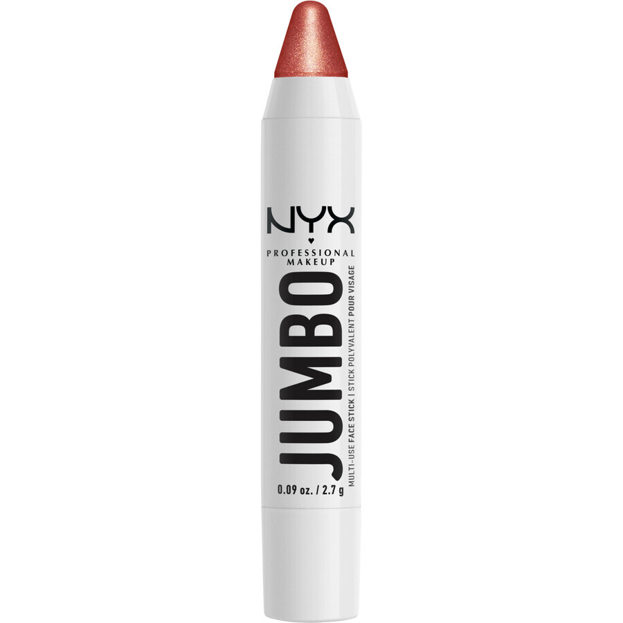 NYX Professional Makeup Professional Makeup Jumbo Highlighter Stick 03 Lemon Merringue Liquid Highlighter, 2.7 g