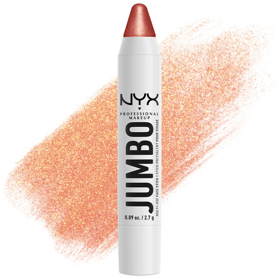 NYX Professional Makeup Professional Makeup Jumbo Highlighter Stick 03 Lemon Merringue Liquid Highlighter, 2.7 g