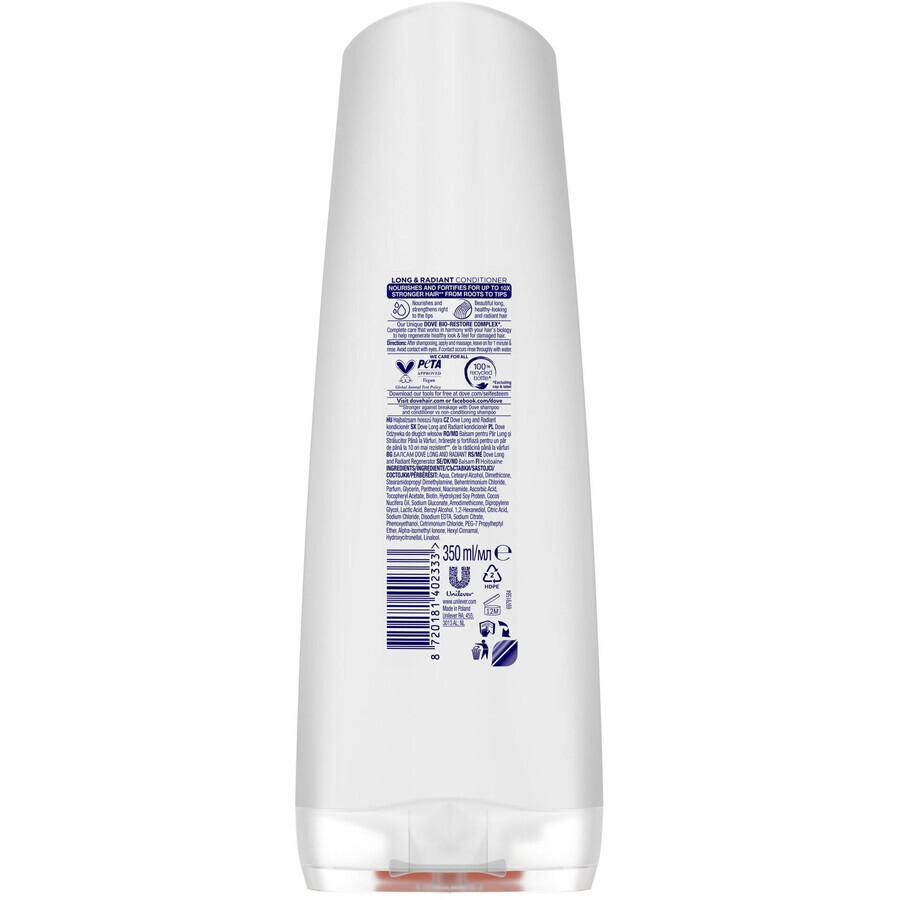 Dove Balsam lung și radiant 350 ml