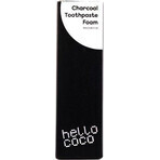 hello coco Foaming Toothpaste with activated charcoal 50 ml