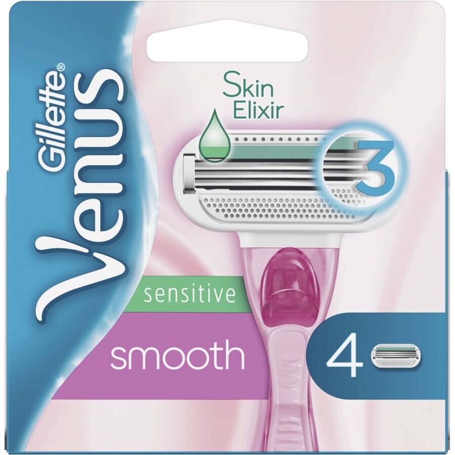 Gillette Venus Venus Sensitive Smooth têtes de remplacement 4 pcs