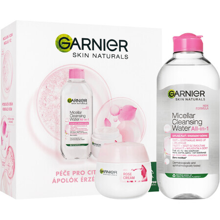 Garnier Skin Naturals Rose Kerstpakket 2023 - crème + micellair water