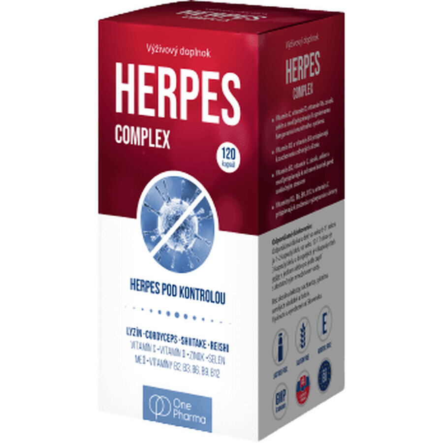 OnePharma HERPES COMPLEX 120 cápsulas