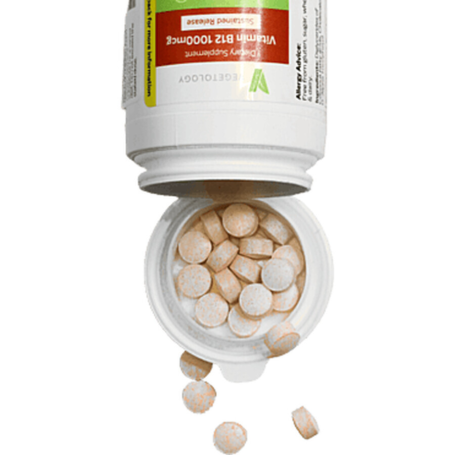 Vegetology Vitamine B12, cyanocobalamine 60 comprimés