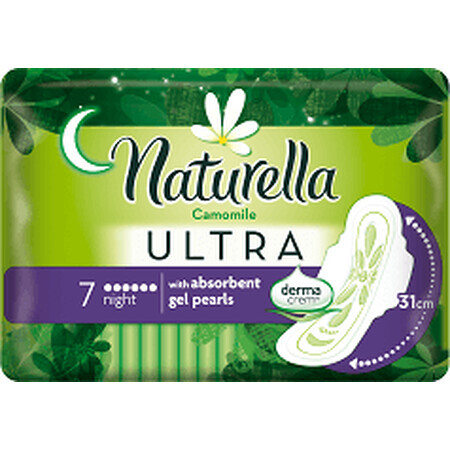 Naturella Naturella CAMOMILE Ultra Night serviettes hygiéniques 7 pièces