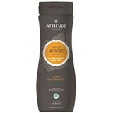 Shampooing et savon corporel Attitude pour hommes (2en1) Super feuilles avec effet détoxifiant, cheveux normaux 473 ml