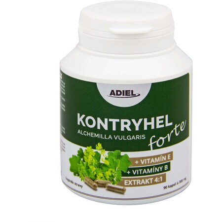 Adiel Alchemilla FORTE + Vitamine E + Vitamine B - extrait 4:1, 90 gélules