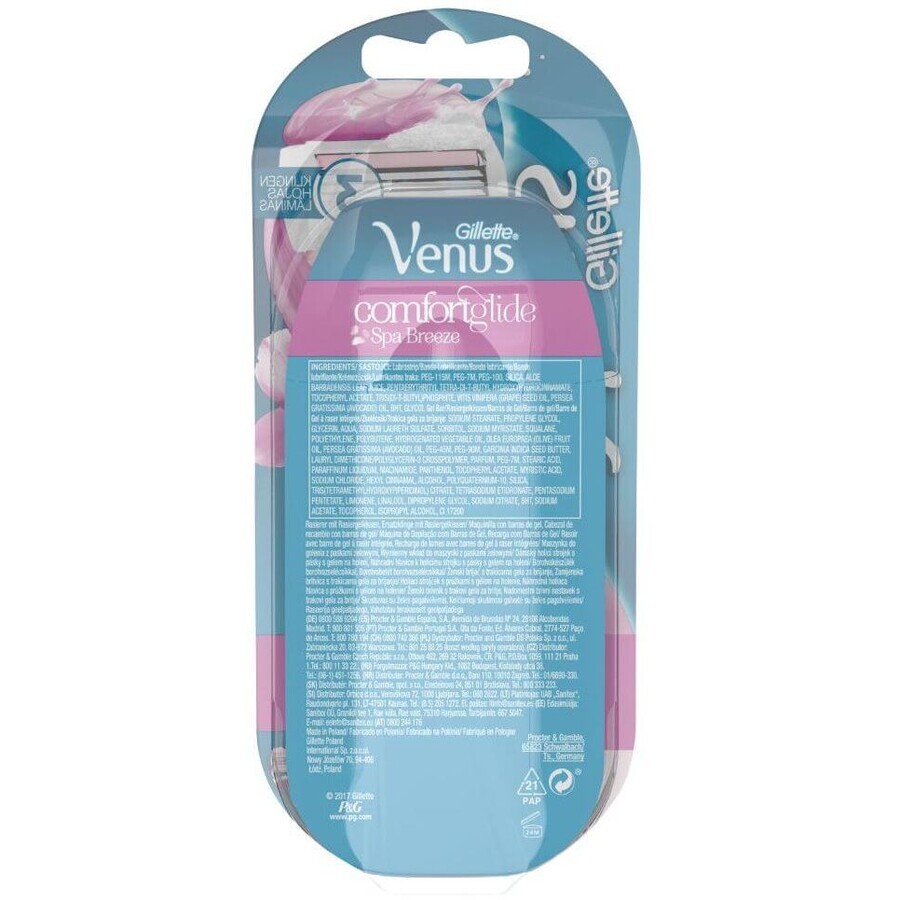 Aparat de ras Gillette Venus Spa Breeze + 2 capete