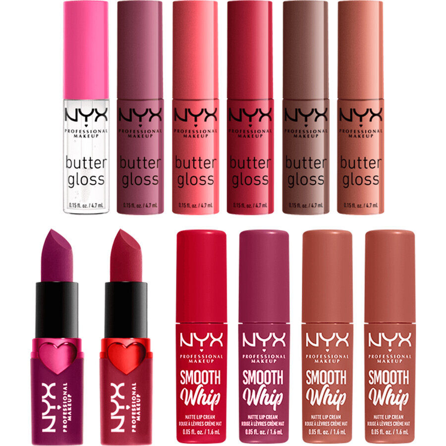 NYX Professional Makeup Calendrier de l'Avent 12 jours Mini Countdown