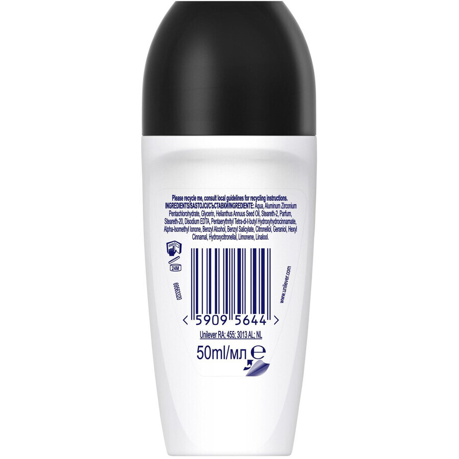 Rexona Invisible Black + White Deodorant 50 ml