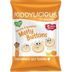 Kiddylicious Obst- und Gemüsebuttons Banane mit Kürbis 5 x 6 g