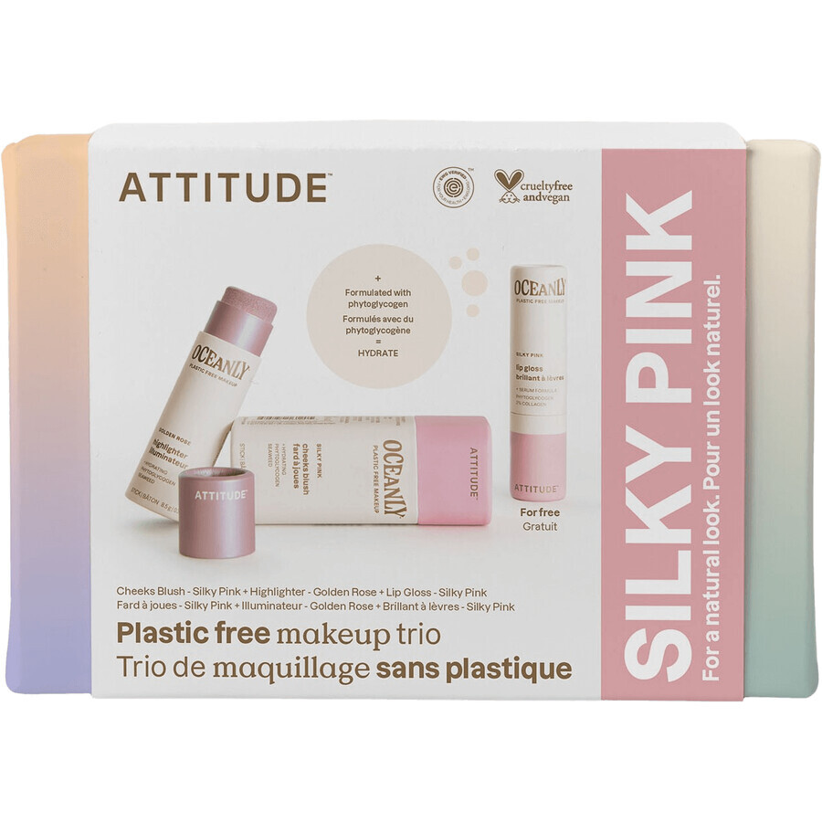 Attitude Oceanly Make-up set - Silky Pink 3 pcs