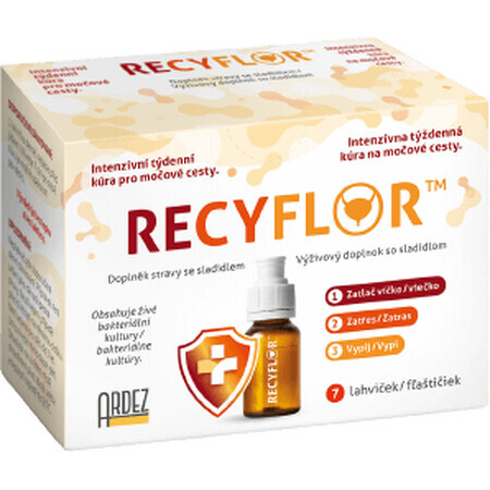 Ardez Pharma Recyflor traitement des voies urinaires 7 x 8 ml