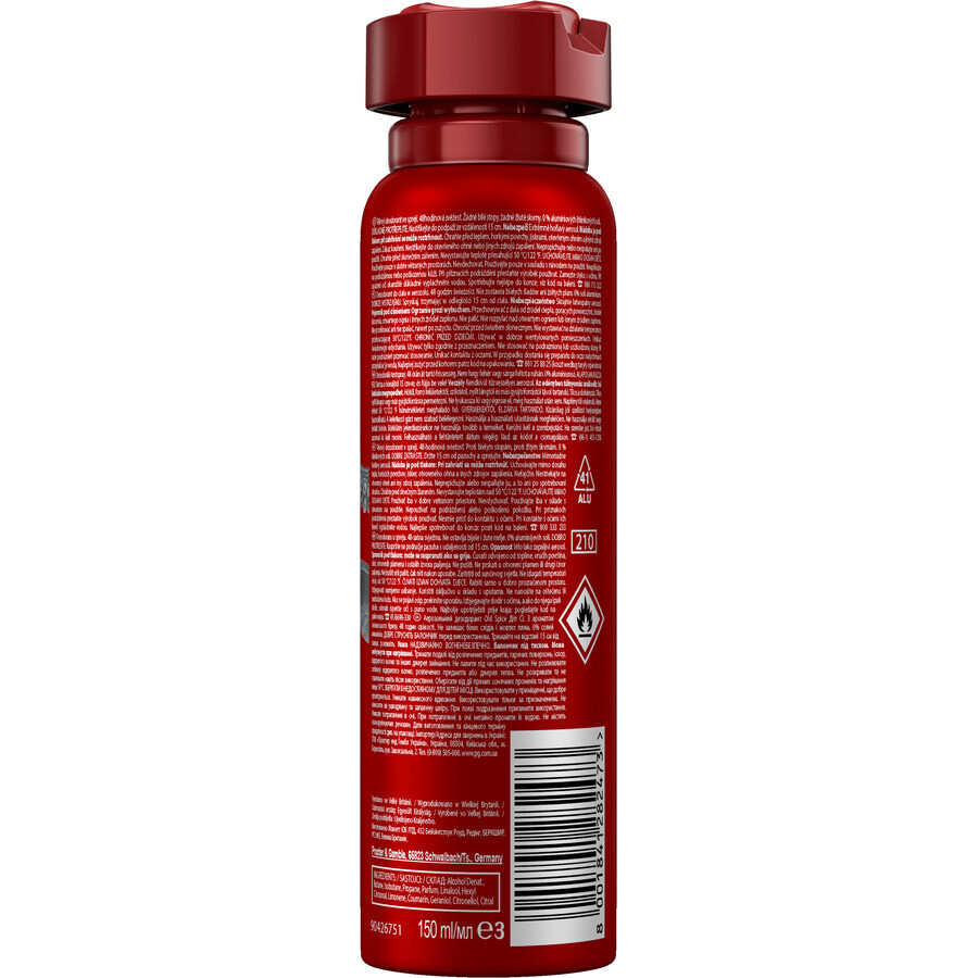 Old Spice Deep Sea Déodorant Spray aux agrumes et aux fleurs de mer 150 ml