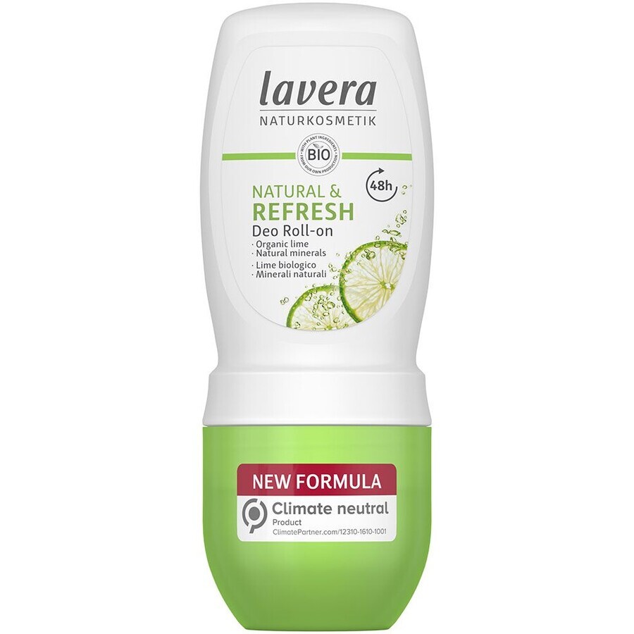 Lavera Roll-on Refresh Refreshing Deodorant with lemon-flavored ball 50 ml