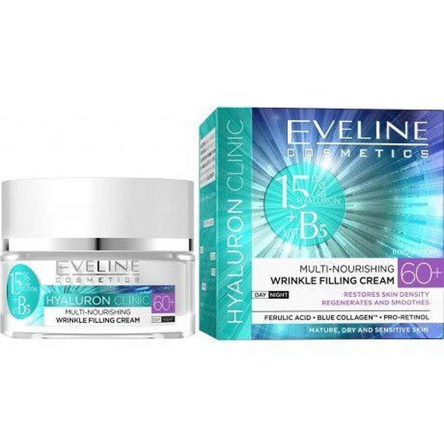 Eveline Cosmetics Hyaluron Clinic Dag- en Nachtcrème 60+ 50 ml