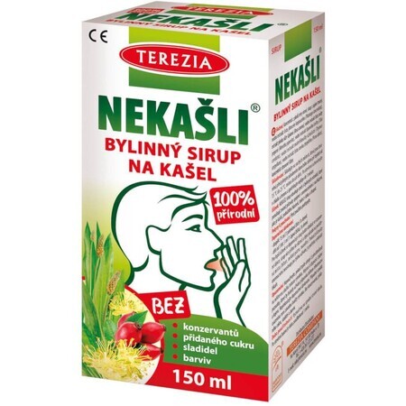 Terezia Nekašli Sirop aux herbes contre la toux 150 ml