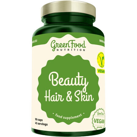 GreenFood Nutrition Beauty Hair & Skin 90 gélules