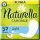 Naturella Slip Slip Inserts Camomile Comfort Complex Light 52 pieces