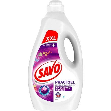 Savo Gel de lavage pour le linge de couleur 100 doses de lavage 5 l