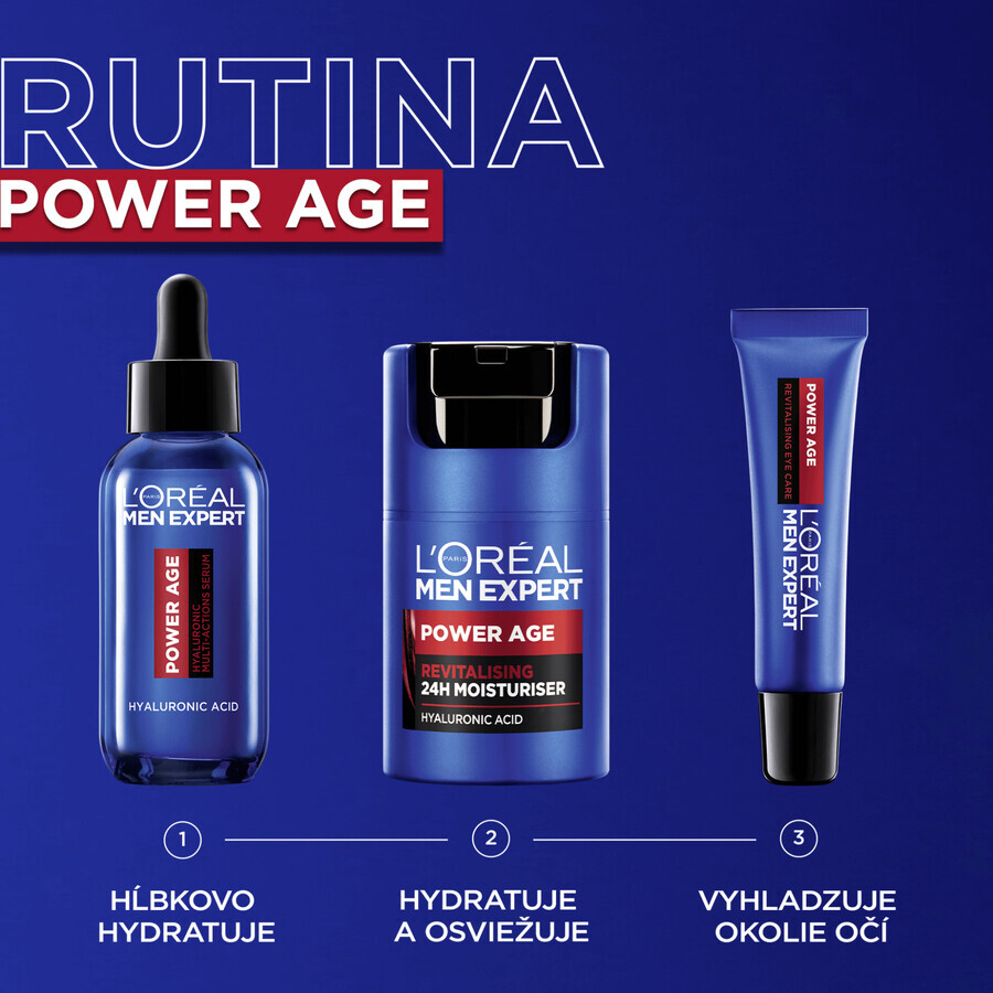 L'Oréal Paris Men Expert Power Age Revitalizing Cremă hidratantă 24h, 50 ml