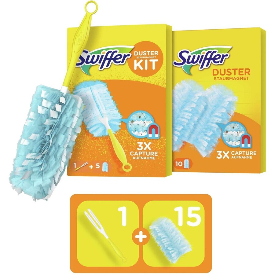 Set Swiffer (1 mango + 15 aspiradores)