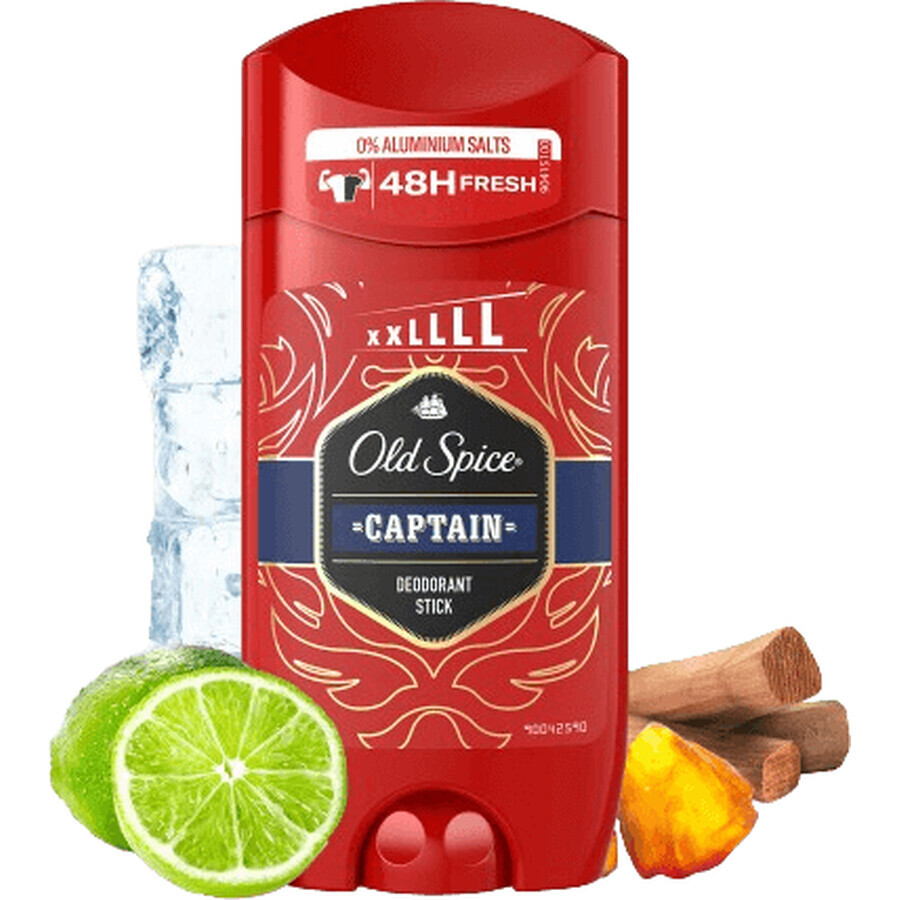 Old Spice Captain XXL desodorante sólido con notas de sándalo y cítricos 85 ml