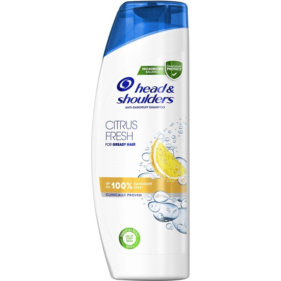 Head & Shoulders Shampooing aux agrumes pour cheveux gras 400 ml