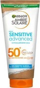 Garnier Ambre Solaire Sensitive Advanced Sunscreen Lotion, tr&#232;s haute protection pour les peaux l&#233;g&#232;res et sensibles, SPF 50+, 175 ml