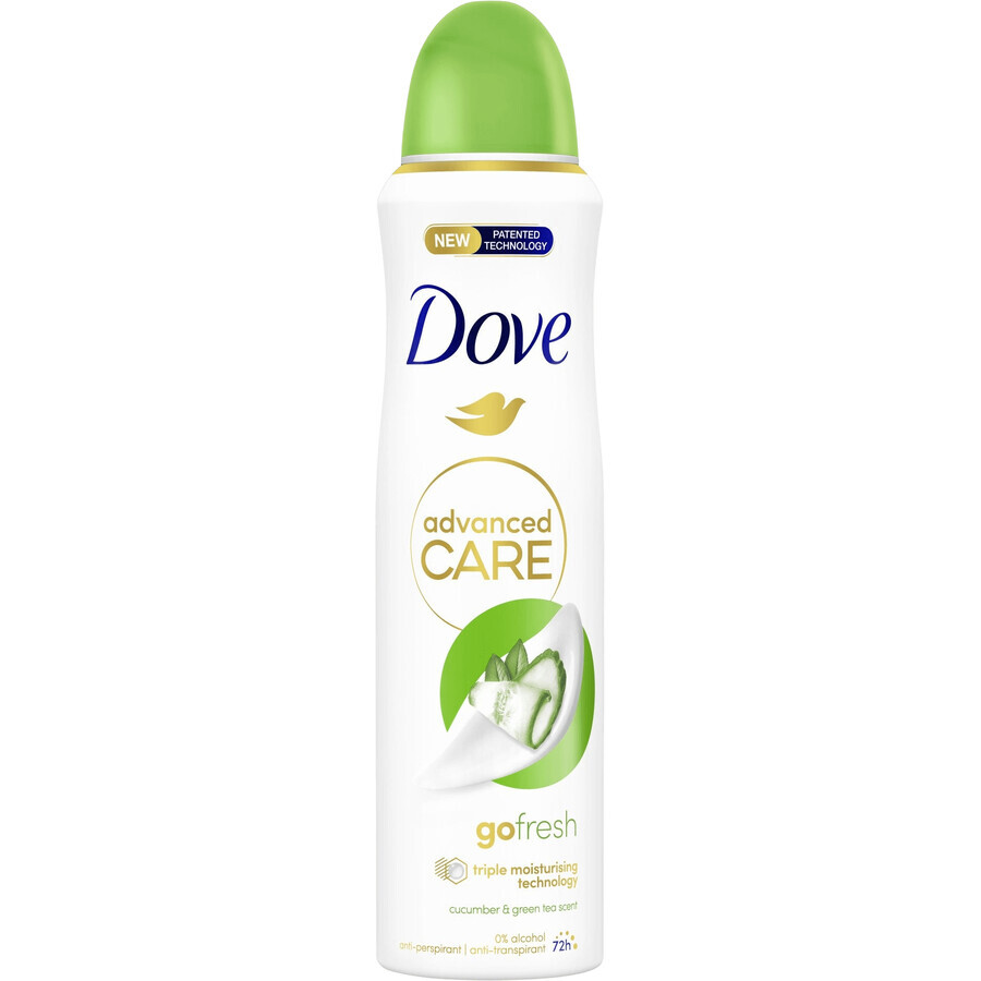 Antitranspirant-Spray Dove Advanced care go fresh Gurke und Tee 150 ml