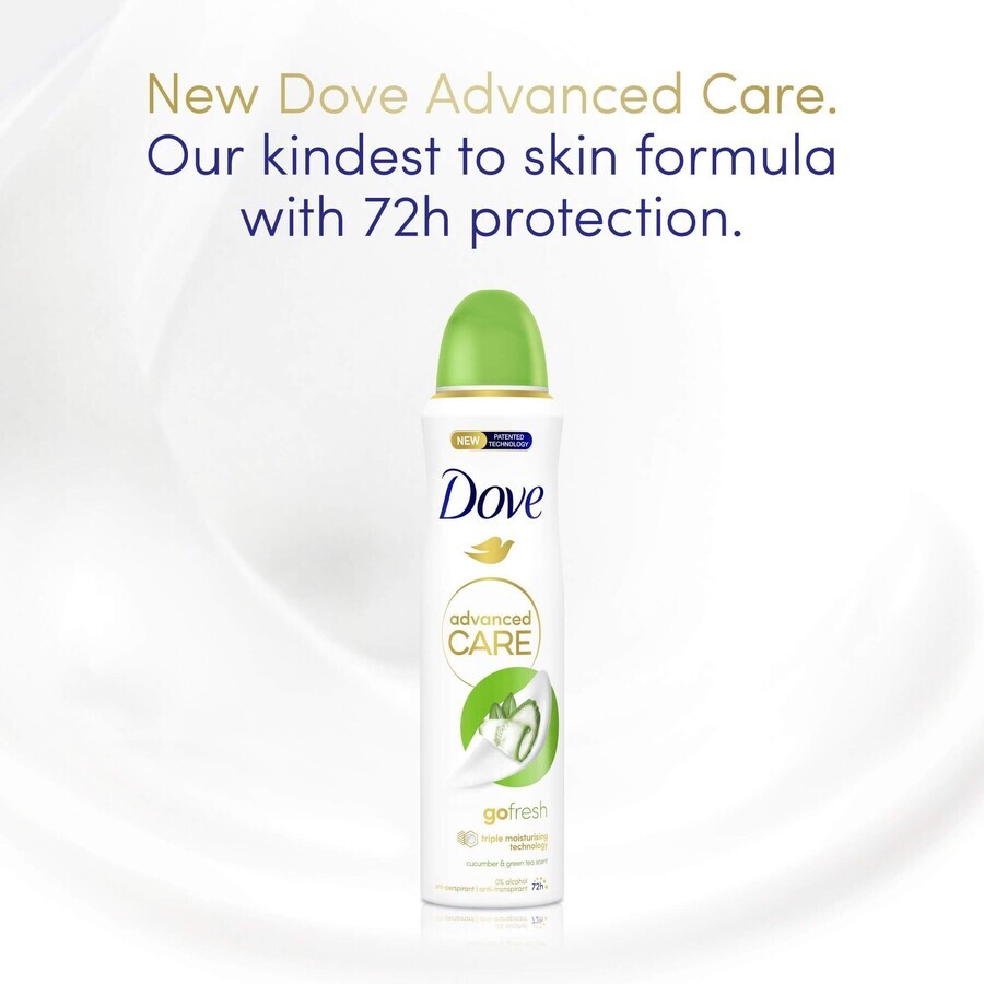 Antitranspirant-Spray Dove Advanced care go fresh Gurke und Tee 150 ml