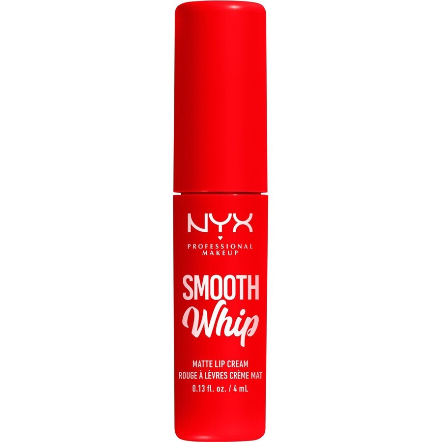 NYX Professional Makeup Smooth Whip Matte Lip Cream 12 Icing On Top Matte Liquid Lipstick, 4 ml