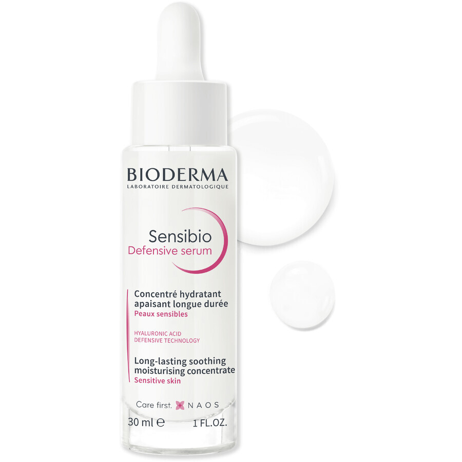 Bioderma Sensibio Sensibio Serum Defensivo, serum concentrado calmante y suavizante antiarrugas para pieles sensibles 30 ml