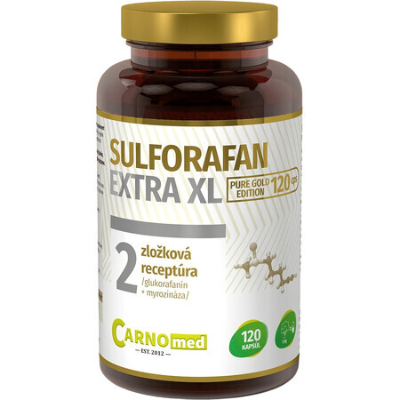 CarnoMed Sulforaphane EXTRA XL Pure Gold Edition 120 capsule