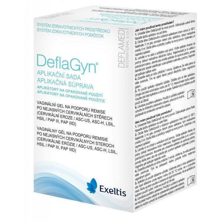 Kit d'application DeflaGyn gel vaginal 150 ml