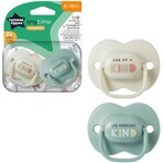 Tommee Tippee CTN AnyTime sucette en silicone, 6-18m, plusieurs couleurs 2 pcs