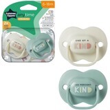 Tommee Tippee CTN AnyTime Silikonschnuller, 6-18m, verschiedene Farben 2 Stück